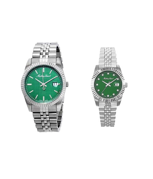 Mathey Tissot Rolly III Green Dial Mens Watch H810AV D810AV