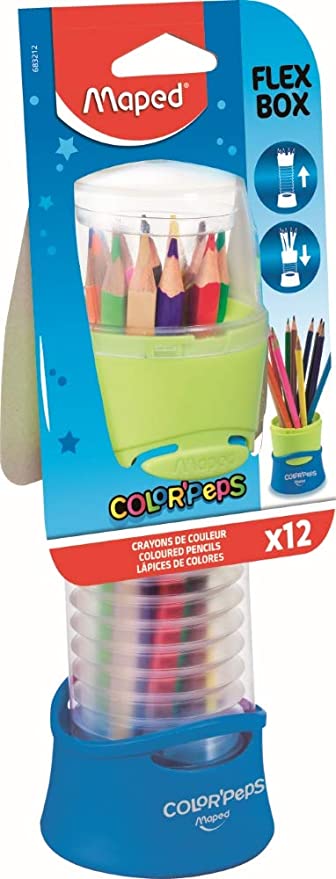 Estuche Plástico 15 Lápices de Colores Maped Color'Peps Smart Box