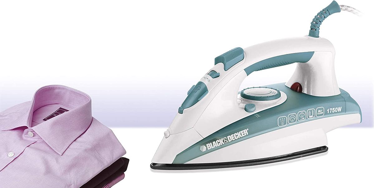 Black + Decker Steam Iron, 2400 Watt, Blue - X2150