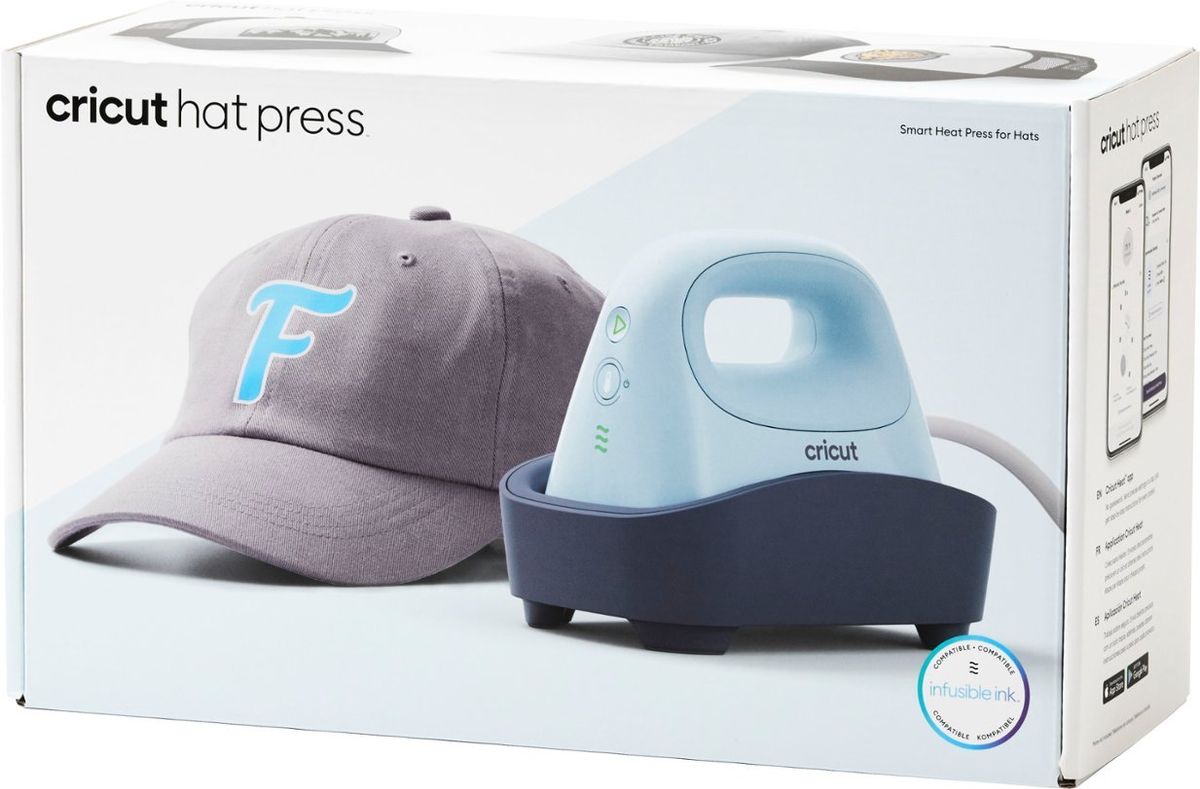 Cricut Hat Press Smart Heat Press Machine for Hats with Built-in