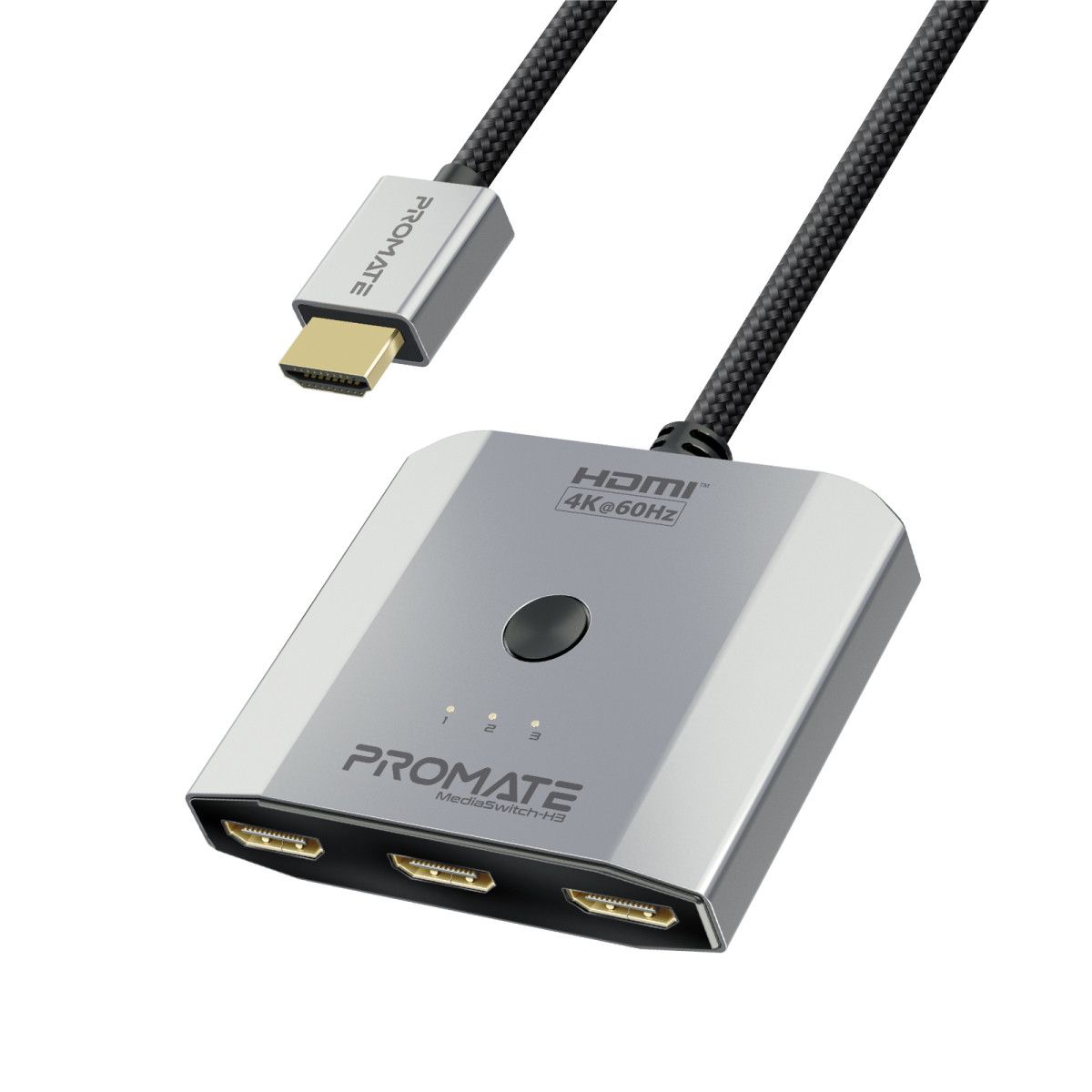 4K@60Hz HDMI Splitter with Dual HDMI Output – Promate Technologies