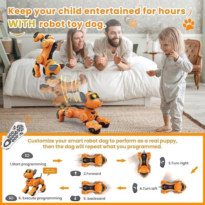 Smart Robot Toy Orange