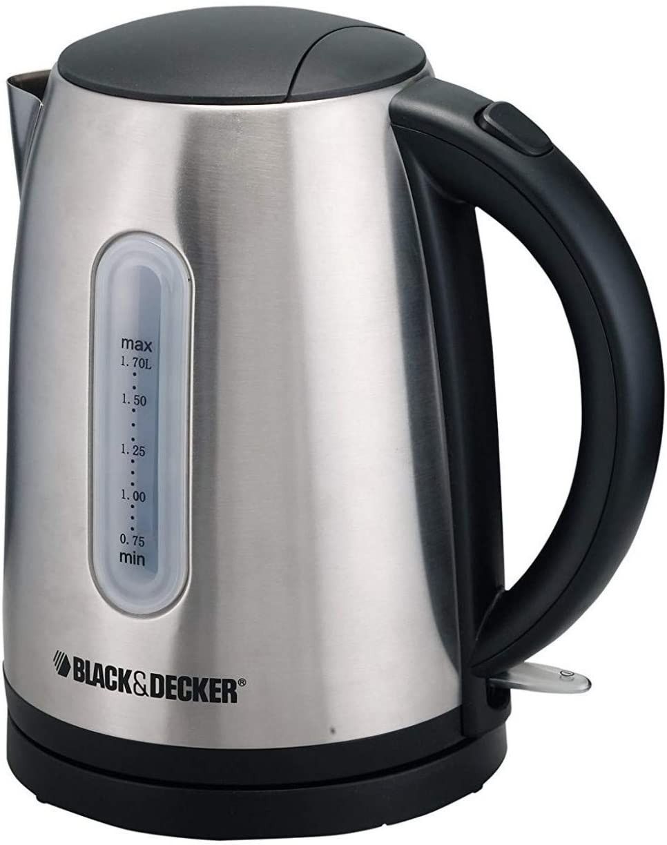 Black & Decker 1.7L Concealed Coil Kettle, White