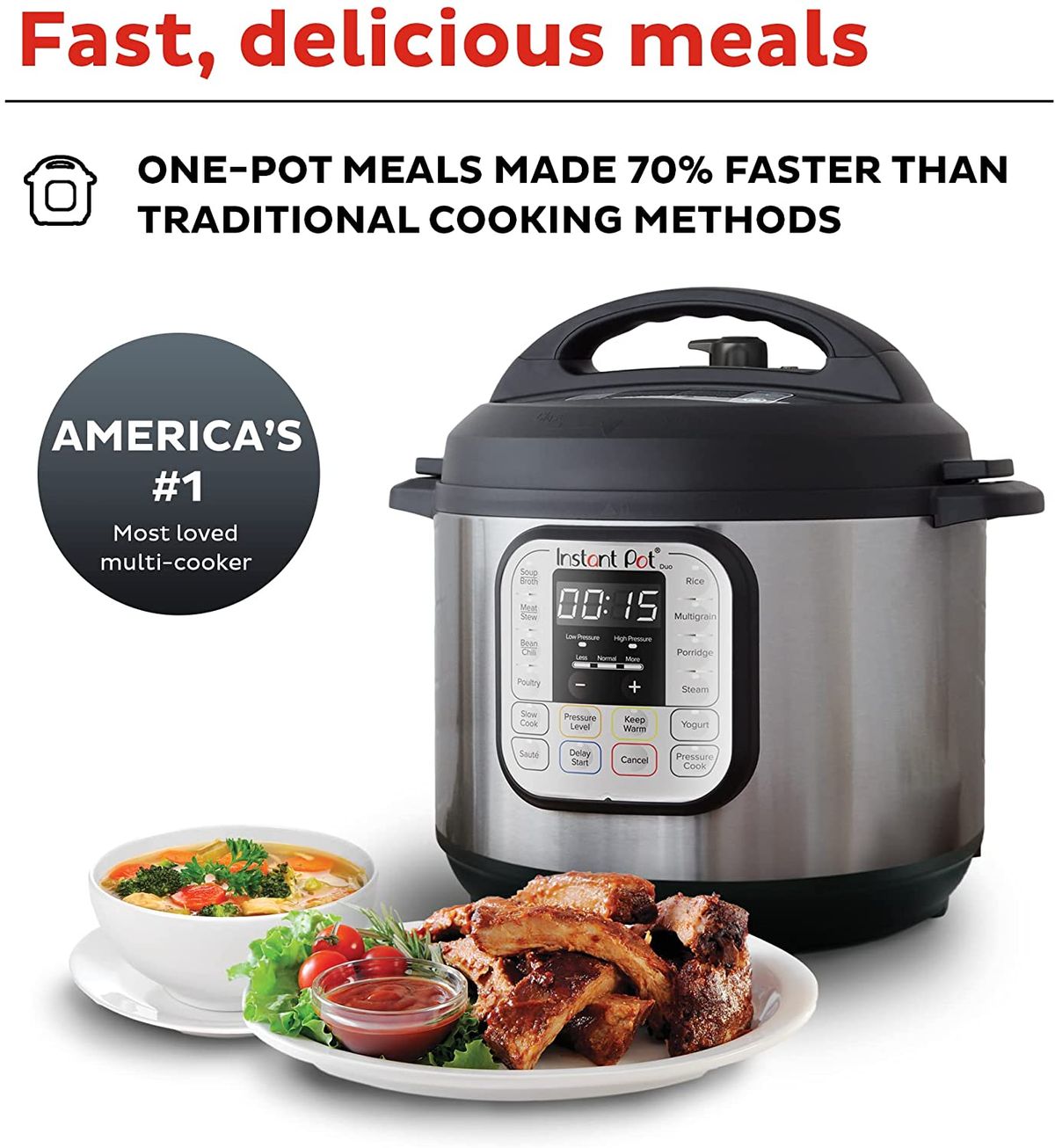 Instant Pot Duo Mini 7-in-1 3-Qt Electric Pressure Cooker - Cookers &  Steamers, Facebook Marketplace
