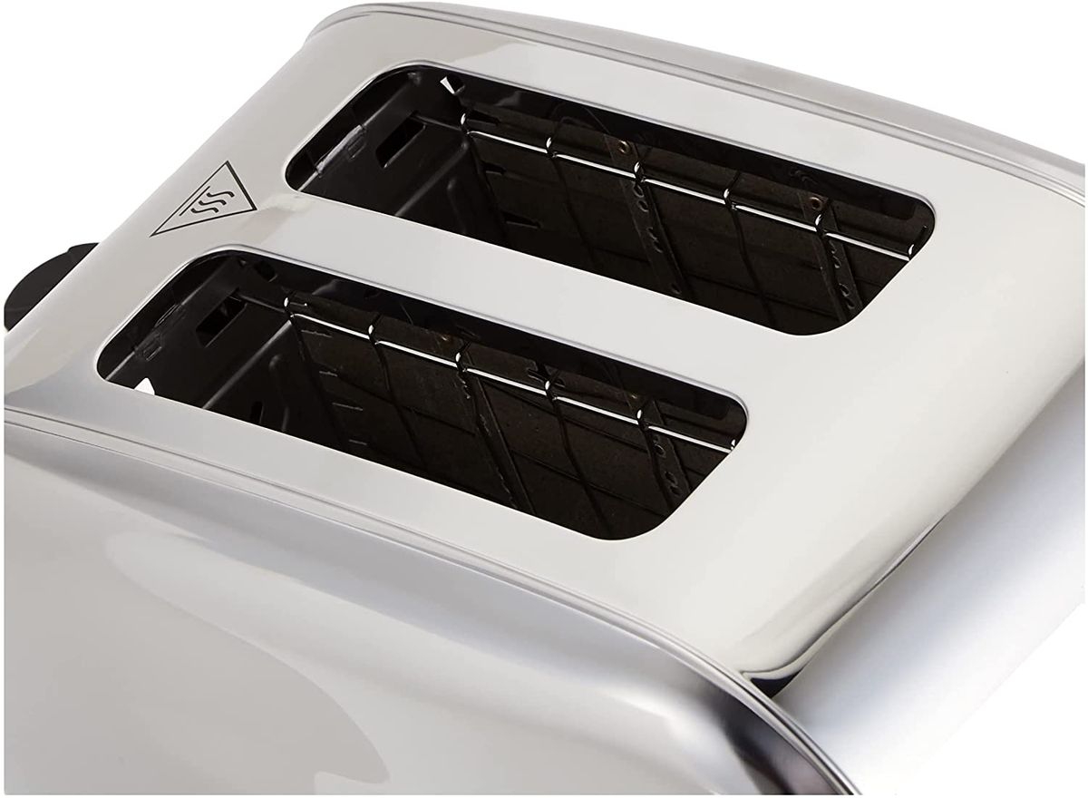 Geepas 2 Slice Bread Toaster With 6 Level Browning Control, 650W