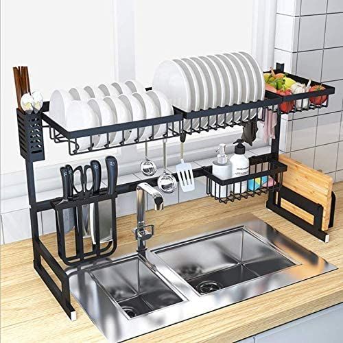 BRAND NEW Dish Drying Rack, Dish Rack for Kitchen Counter Rust-Proof Dish  Drainer with Drying Board - Dish Racks, Facebook Marketplace