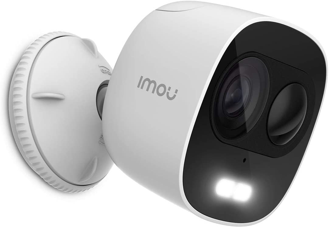 Imou Security Camera Outdoor Indoor, 1080P 2.4Ghz Wi-Fi Camera, IP65  Waterproof Corded IP Camera with Color Night Vision, Human Detection,  Spotlight