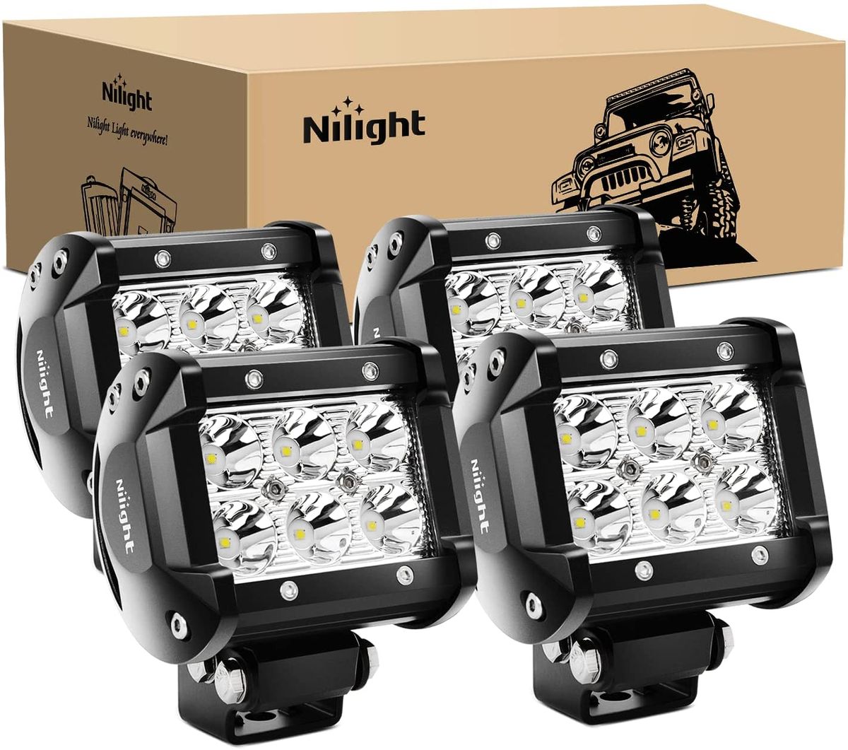 Offroad Truck LED Light Bar  Ranging in size from 3 to 54 – Nilight