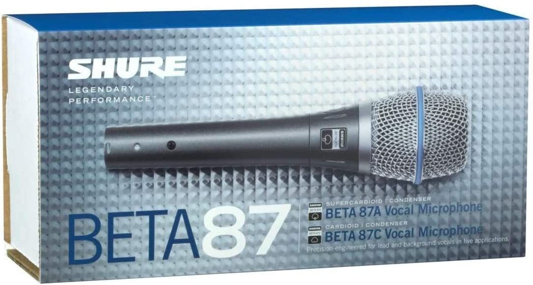 Shure Beta 87C Vocal Cardioid Condenser Microphone - Sound Productions