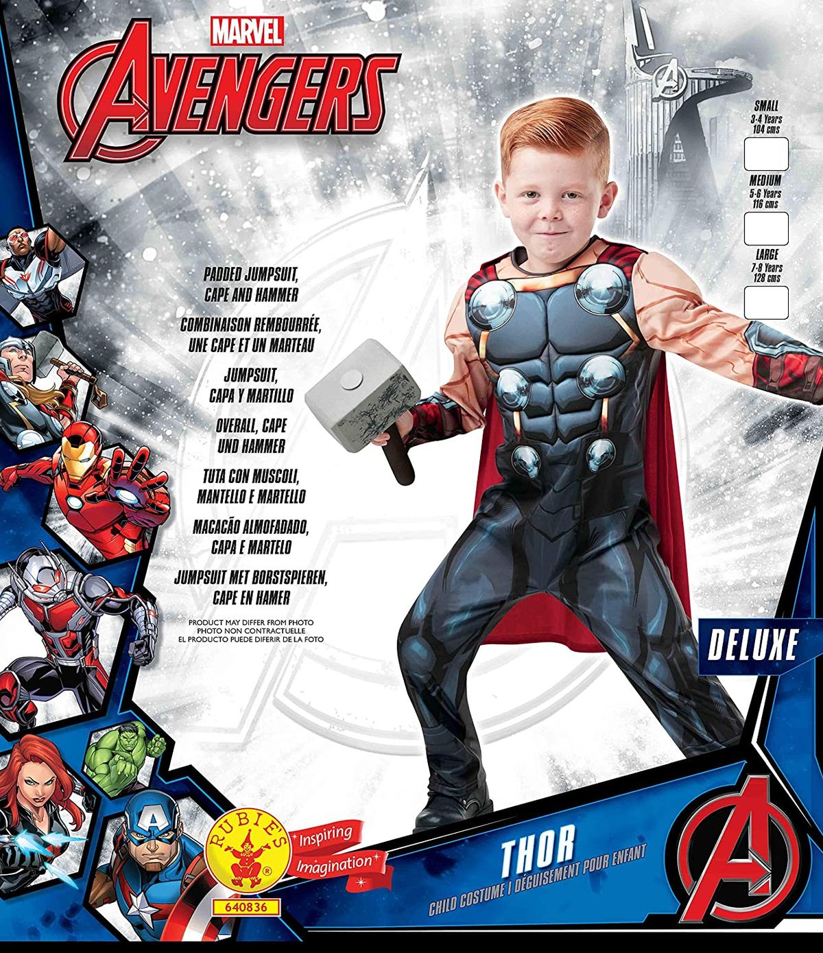 RUBIES - Avengers Officiel - Déguisement Classique Thor Enfant