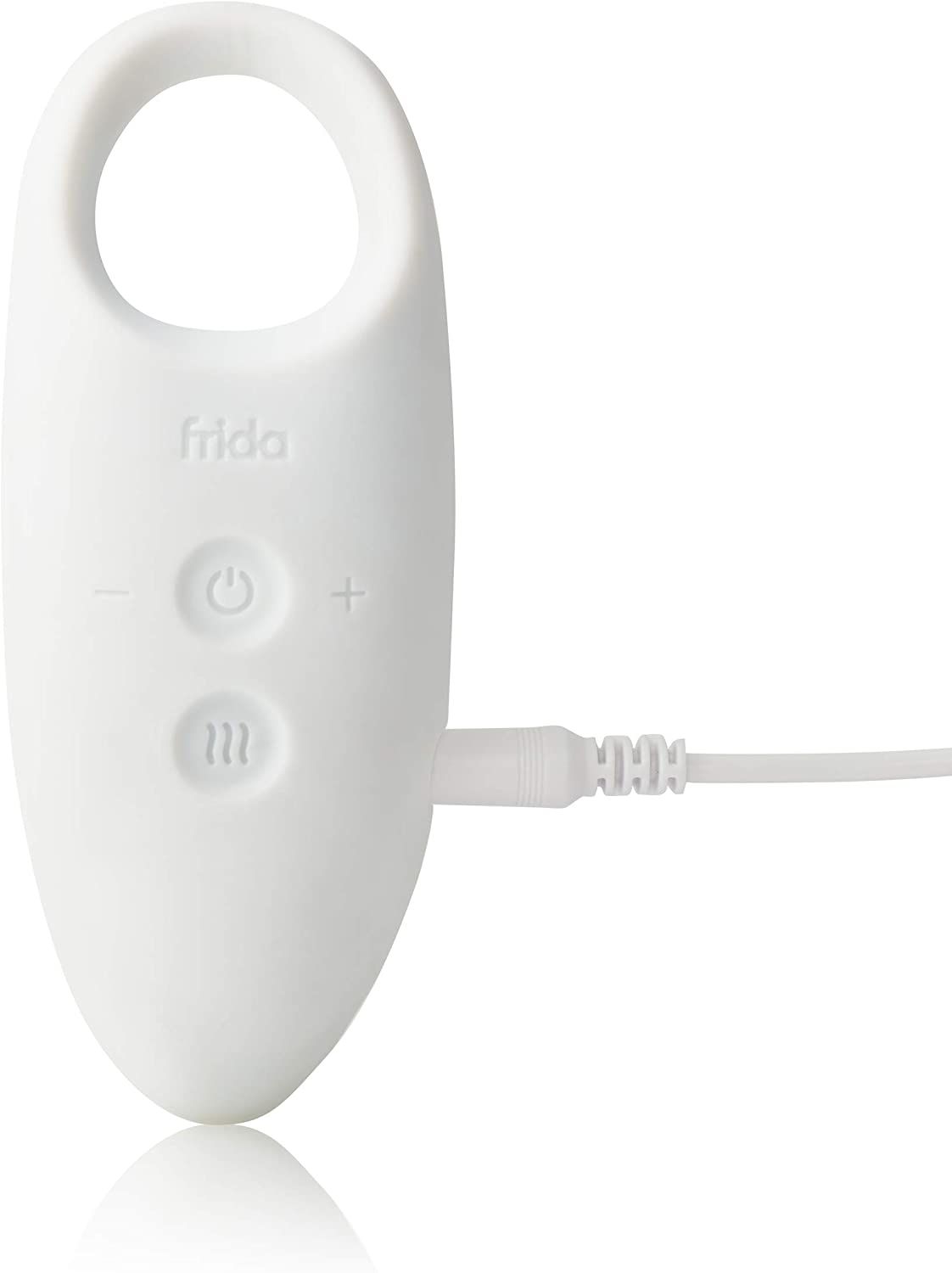 Frida Mom 2-in-1 Lactation Massager - Multiple Modes of Heat + Vibration  for Clogged Milk Ducts, Increase Milk Flow, Breast Engorgement - USB Cord