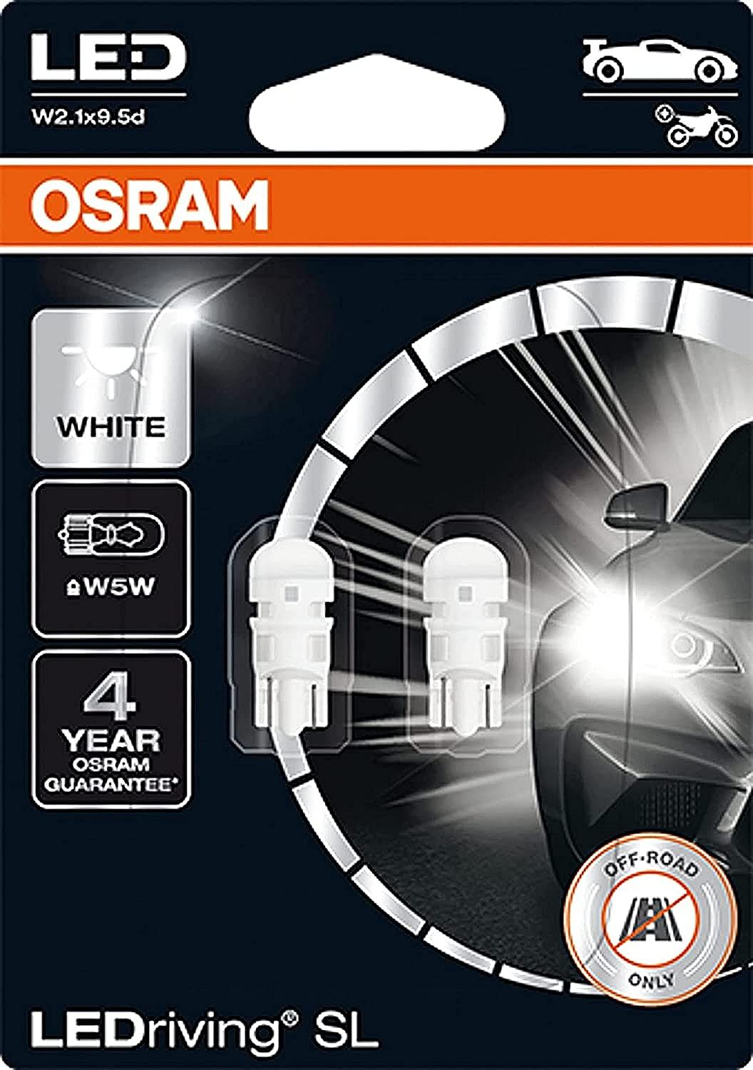 OSRAM LEDriving SL LED P21/5W 6000K Cool White (Twin)
