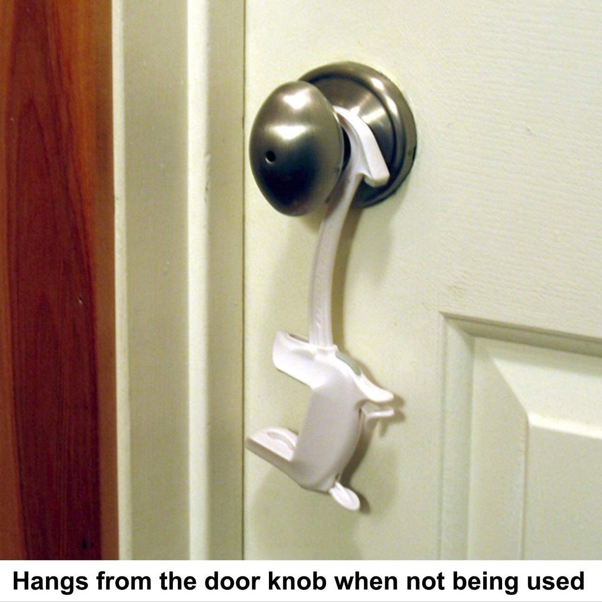 DOOR MONKEY Child Proof Door Lock & Pinch Guard – For Door Knobs