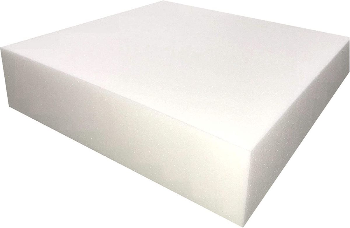 FoamTouch Upholstery Foam Cushion High Density, 5 HX 24 WX 24 L, White