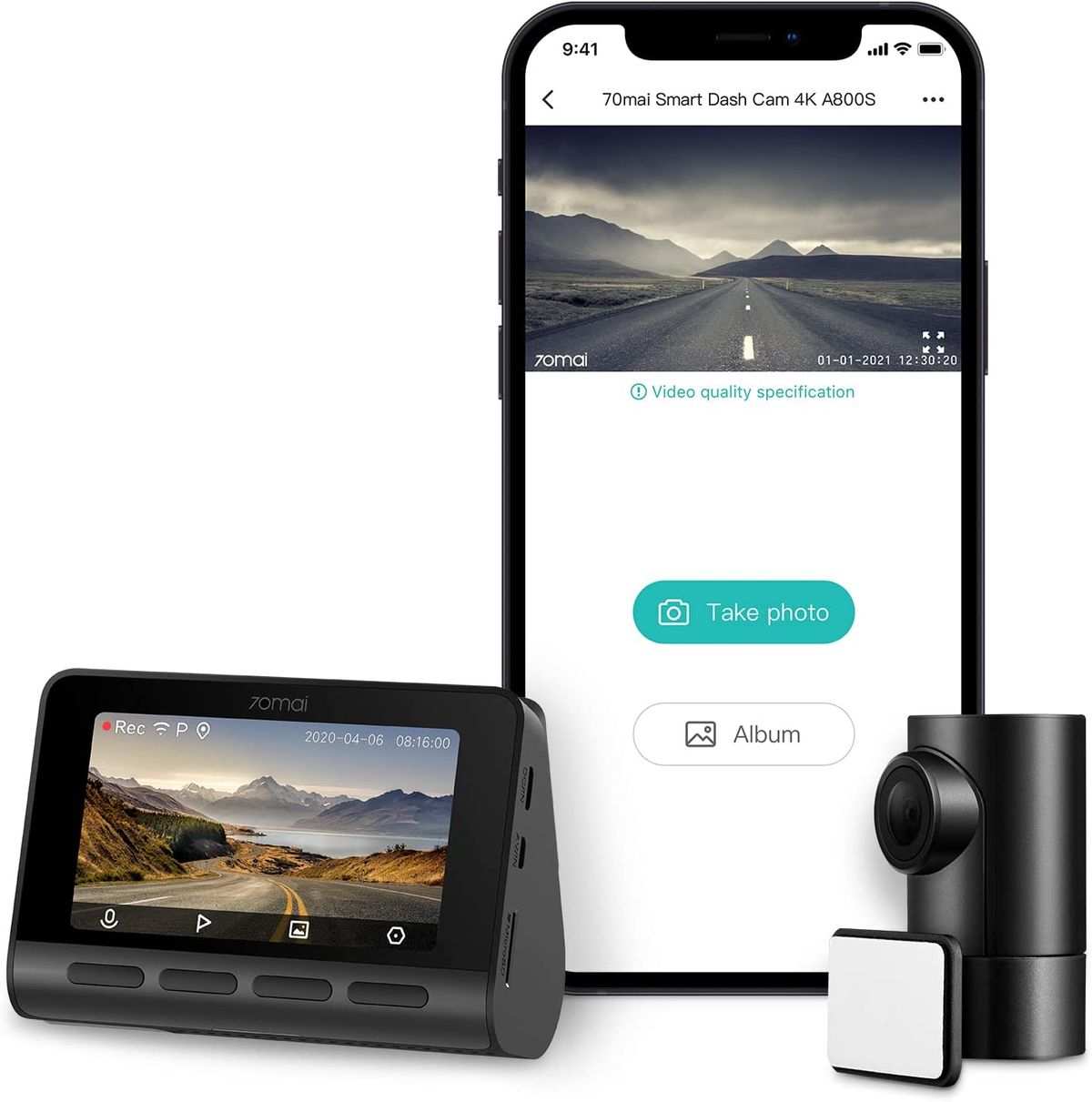 Xiaomi 70mai Dash Cam Lite - 1080p, WiFi (Open-Box Satisfactory)