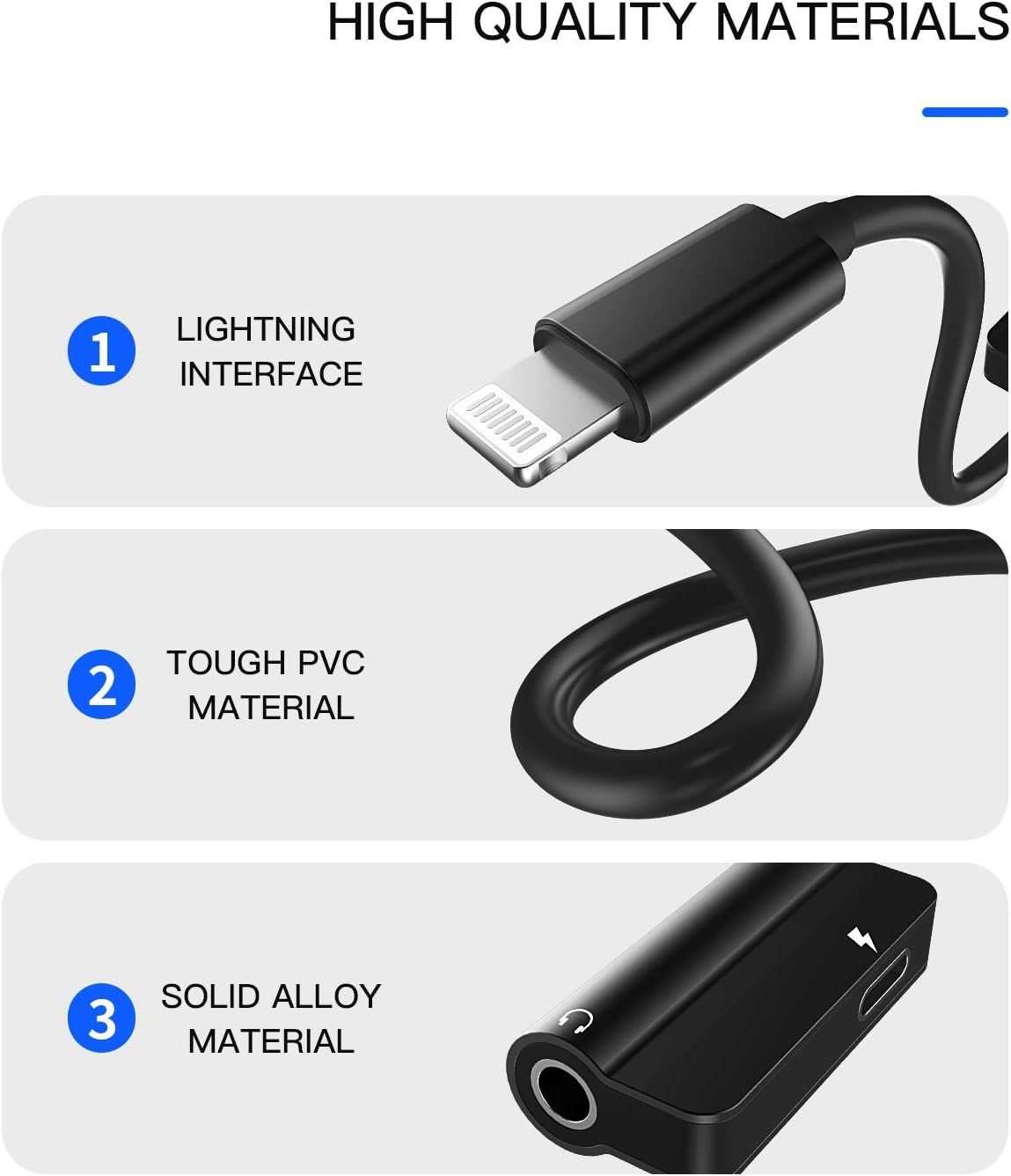 Adaptador for iphone To Type C Adapter 8 pin To Usb c Splitter for IPhone  Huawei