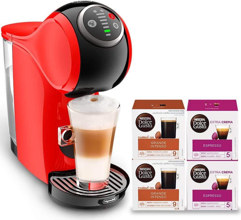 NESCAFE Dolce Gusto Genio 2 Coffee Machine, Single Serve Espresso and  Cappuccino Pod Machine 