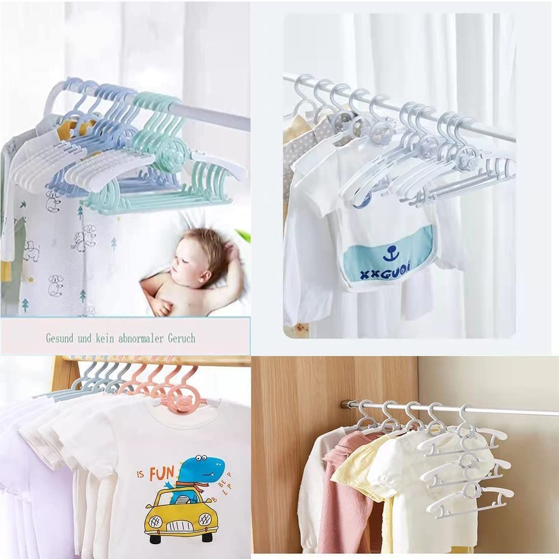 Pink Blue Green Plastic Children Baby Kids Infant Clothes Hangers  Extendable Stackable Nursery Closet Hanger For Newborn Clothes - Buy Pink  Blue Green Plastic Children Baby Kids Infant Clothes Hangers Extendable  Stackable