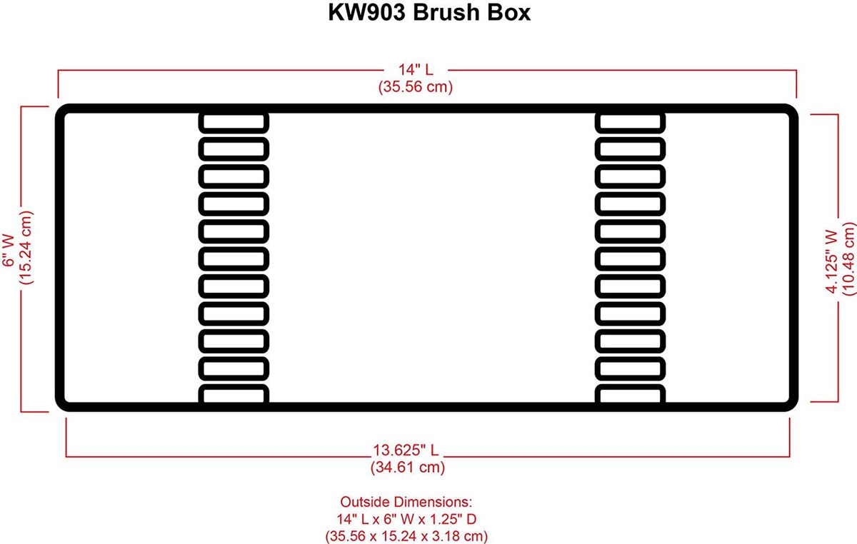 ArtBin KW903 Brush Box with Foam Inserts Fine Art Portable Paint