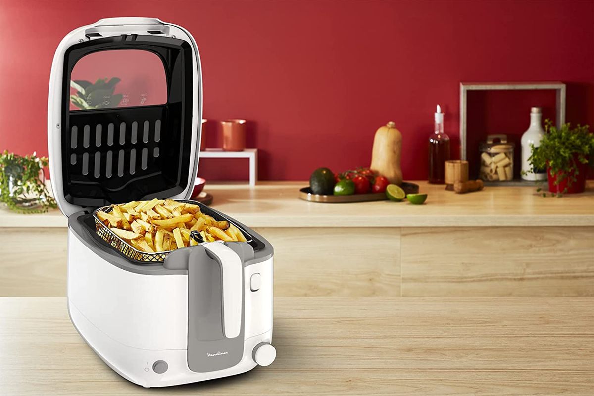 MOULINEX DEEP AIR FRYER 2.2L 1800W WHITE AM310028