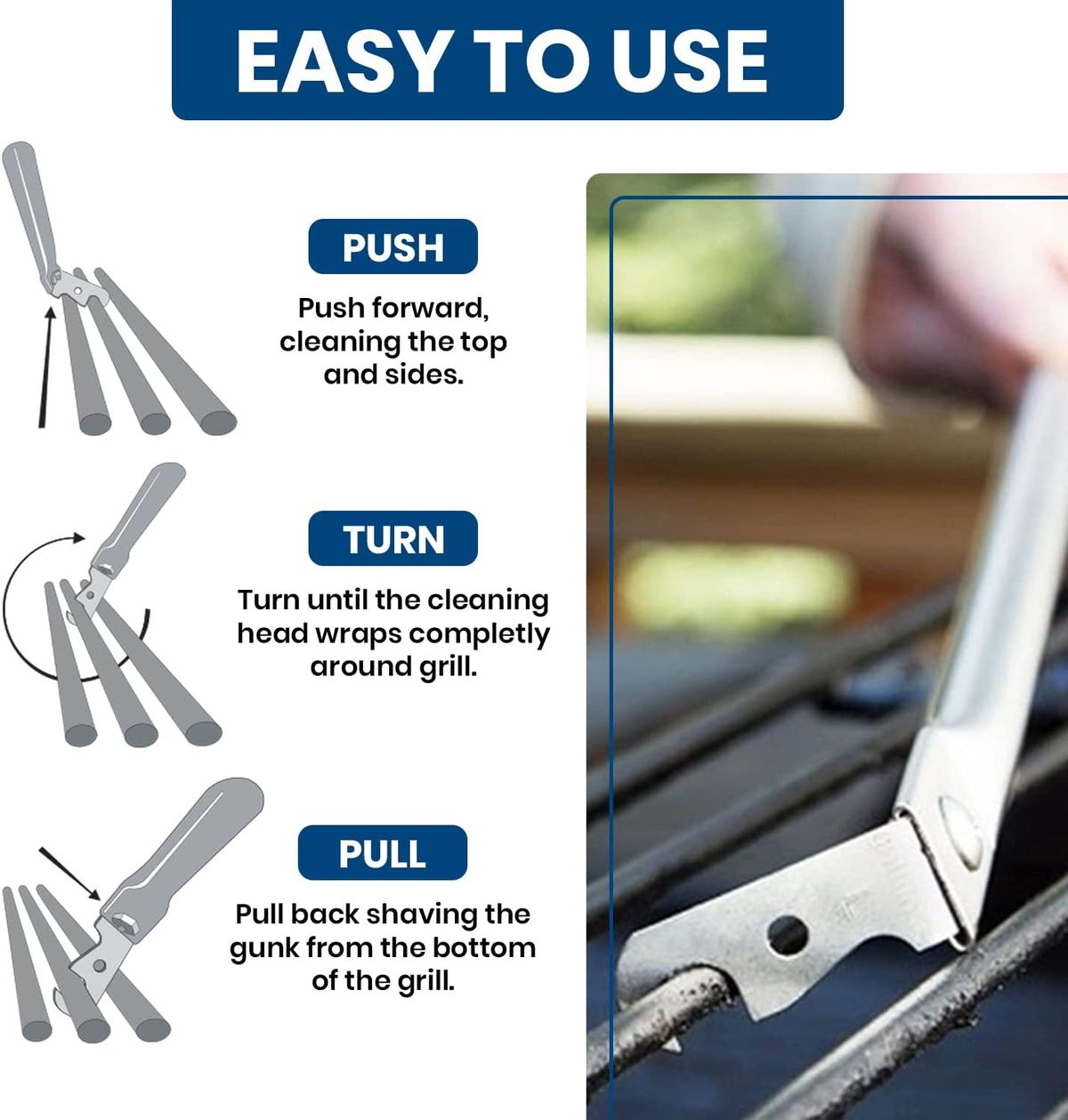 GrillFloss  Ultimate BBQ Grill Cleaning Scraper Tool Cleans