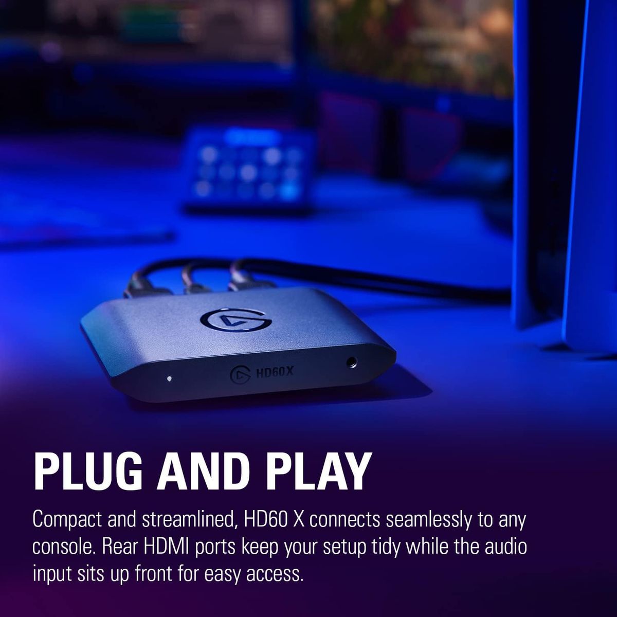  Elgato HD60 X - Stream and record in 1080p60 HDR10 or 4K30 with  ultra-low latency on PS5, PS4/Pro, Xbox Series X/S, Xbox One X/S, in OBS  and more, works with PC