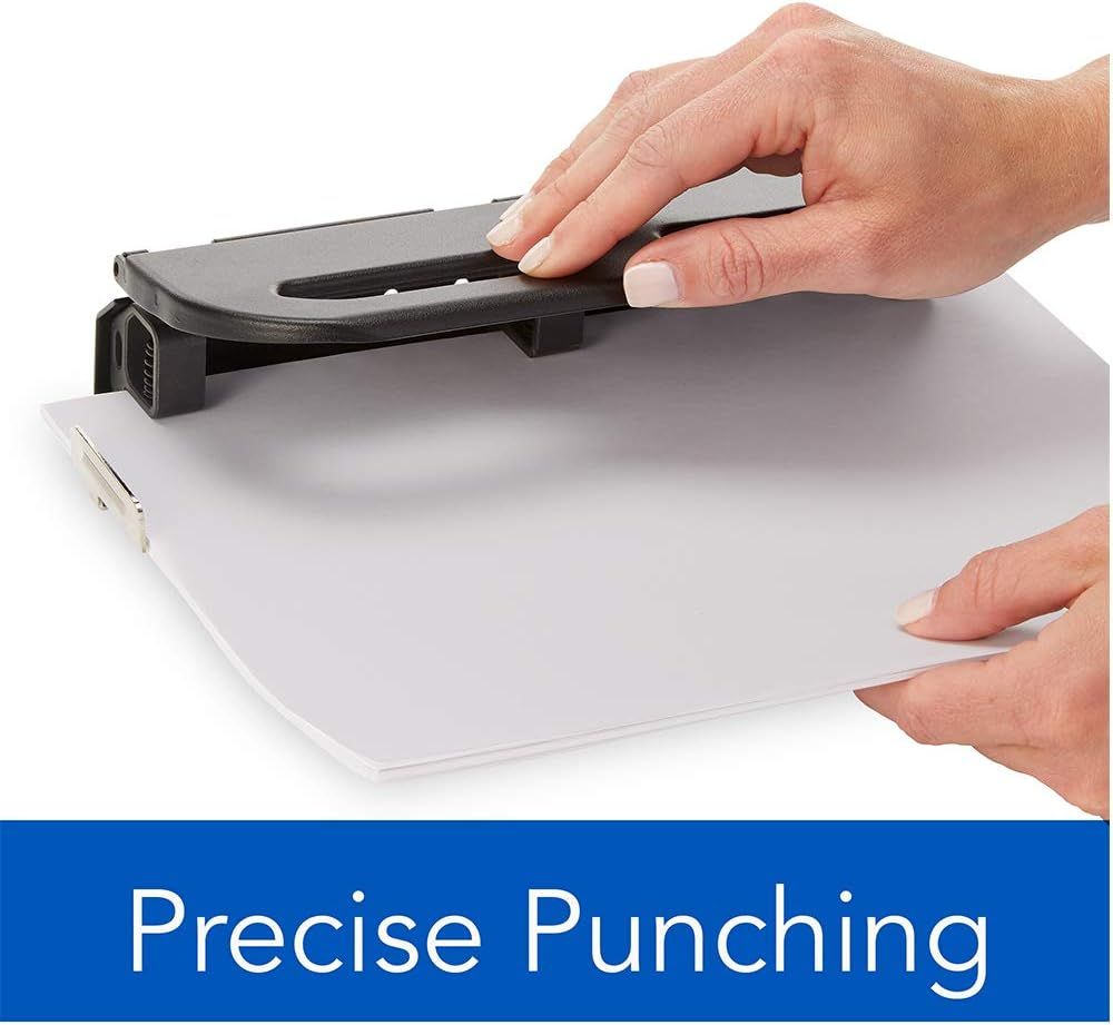 Swingline® Easy Touch™ Heavy Duty Punch, 2-7 Holes, Adjustable