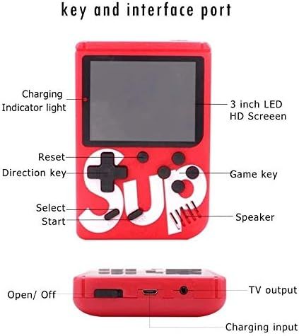 SUP Game Box Plus 400 in 1 Retro Games UPGRADED VERSION mini Portable  Console Handheld Gift By PRIME TECH ™: Buy Online at Best Price in UAE 