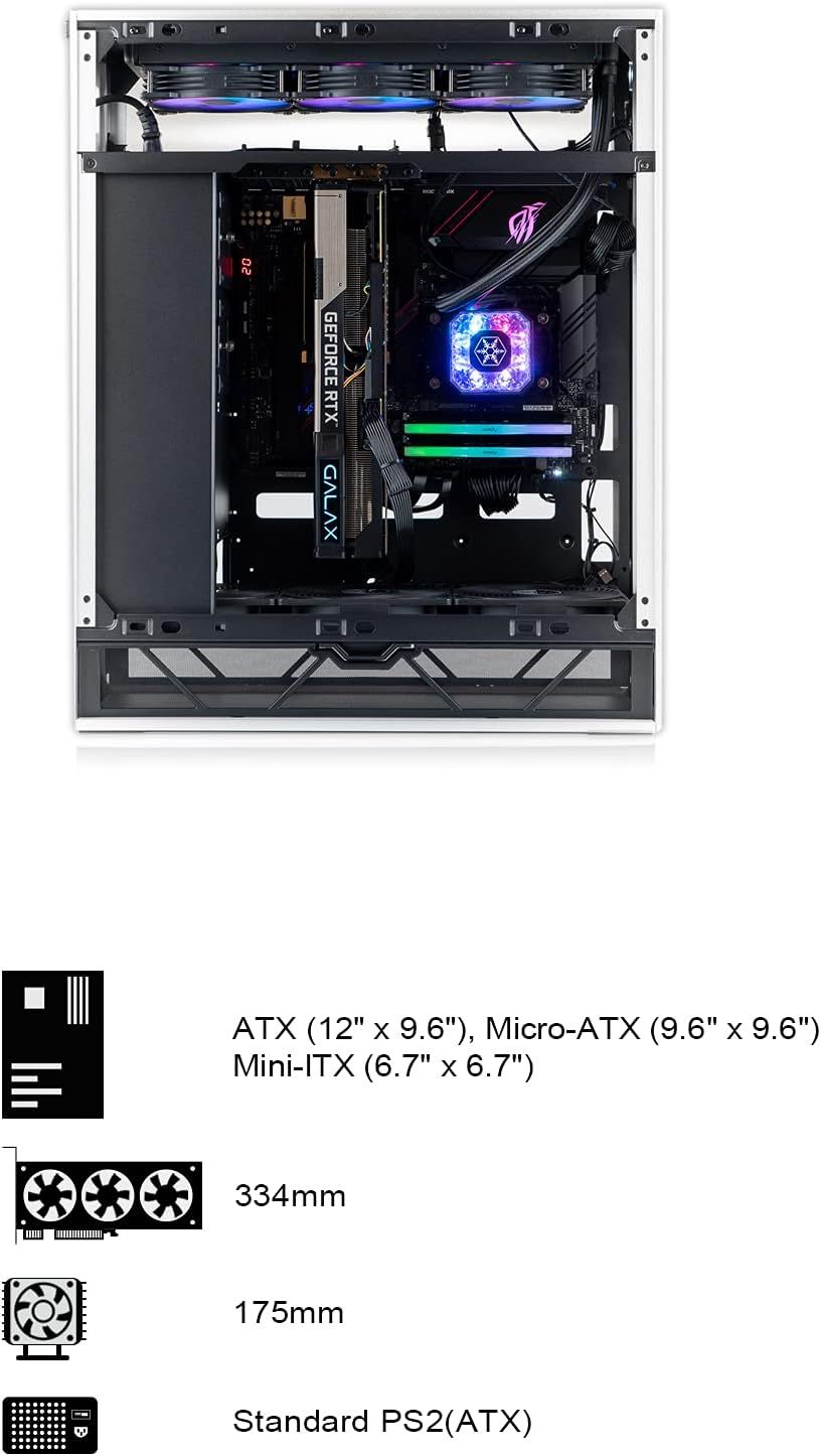 SilverStone Technology ALTA F1, black, Stack effect design ATX