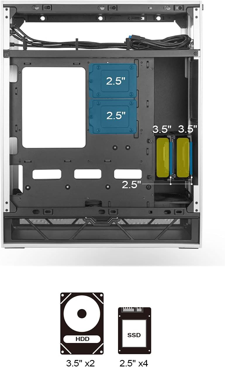 SilverStone Technology ALTA F1, black, Stack effect design ATX