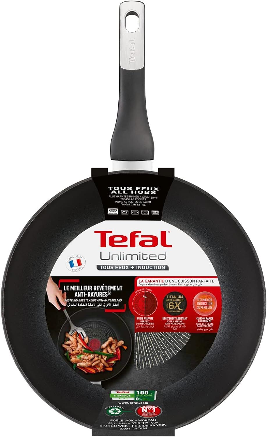 Tefal Unlimited 28cm Wok G2551902