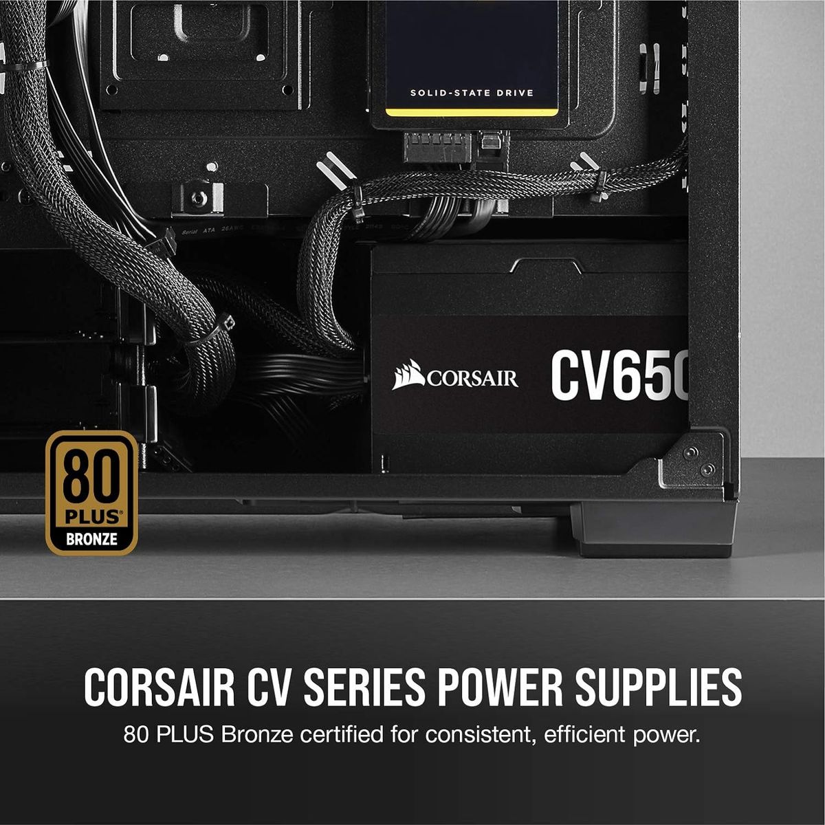 Corsair CV650 80PLUS Bronze 650W Alimentation Certifié