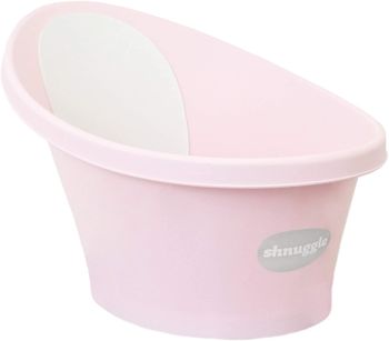 Shnuggle Baby Bath Tub w/ Baby Bum Bump Support & Cozy Foam Back