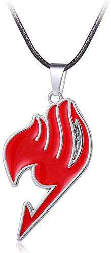 Fairy Tail Guild Logo Necklace, Red